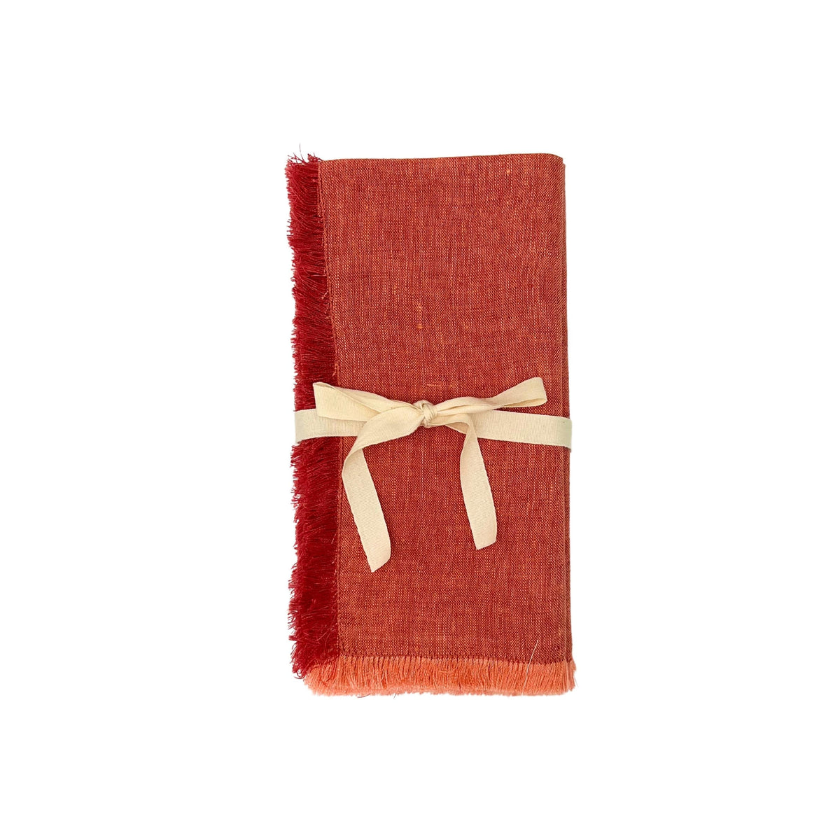 Lilia Napkins Set of 4, Rhubarb