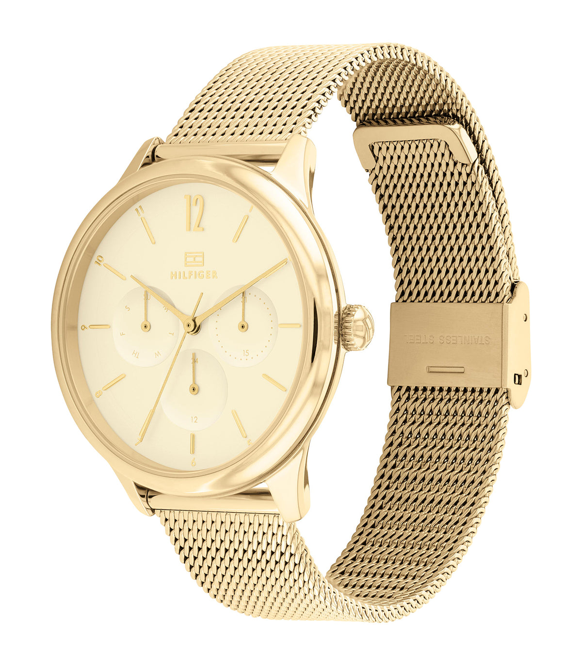 Tommy Hilfiger - Casual - Femme - Bracelet Doré - Cadran Doré - Boitier Doré 