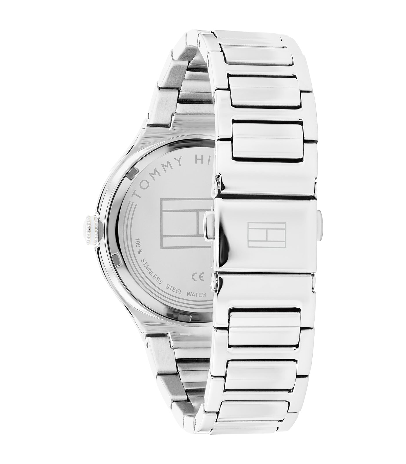 Tommy Hilfiger - Sport - Femme - Bracelet Argenté - Cadran Bleu - Boitier Argenté
