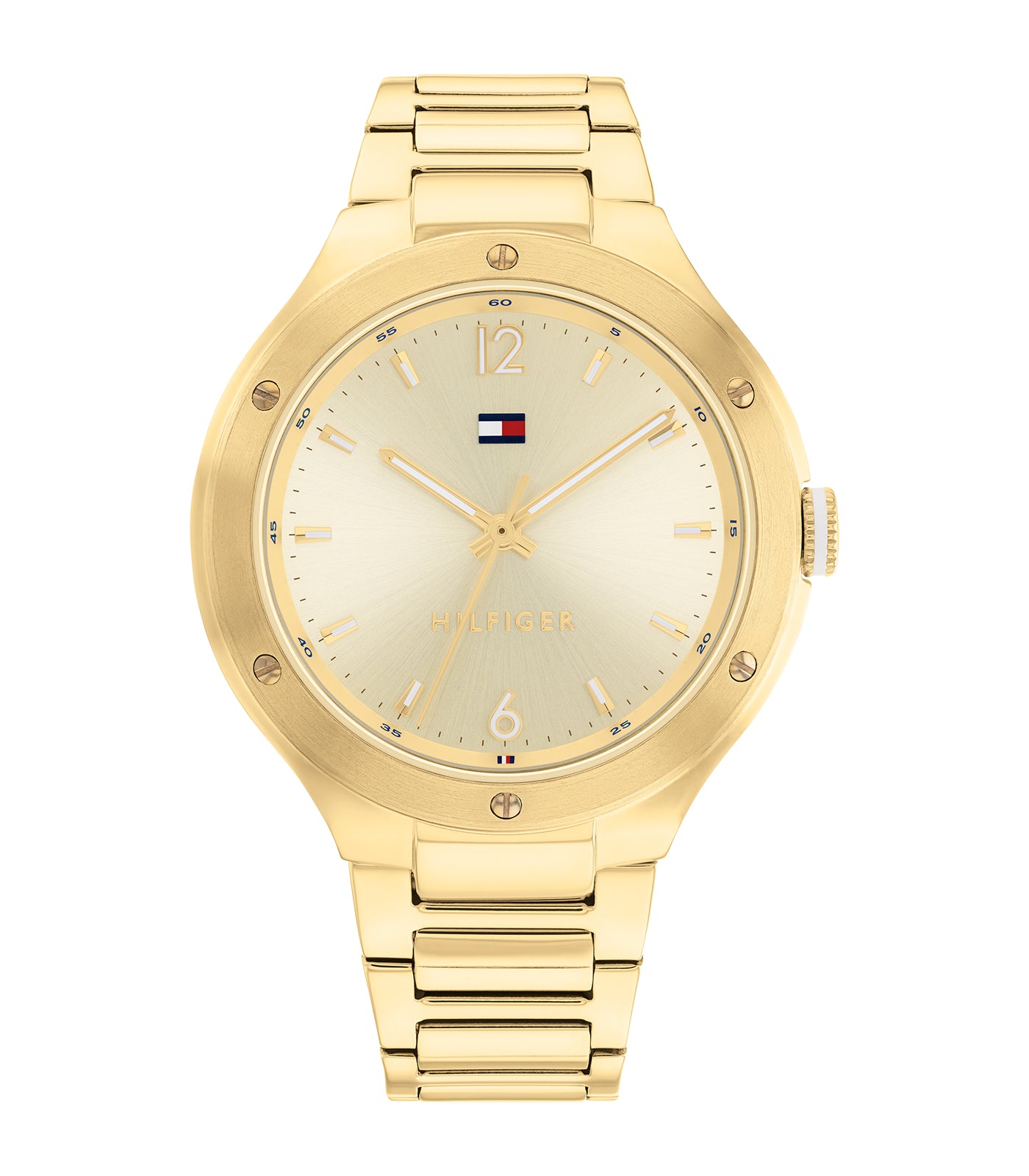 Tommy Hilfiger - Sport - Femme - Bracelet Doré - Cadran Doré - Boitier Doré