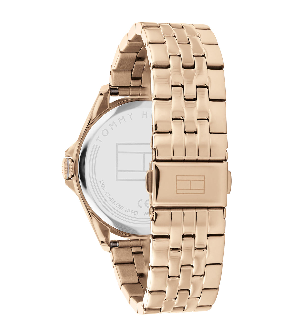 Tommy Hilfiger - Sport - Femme - Bracelet Carnation Gold - Cadran Gris - Boitier Carnation Gold