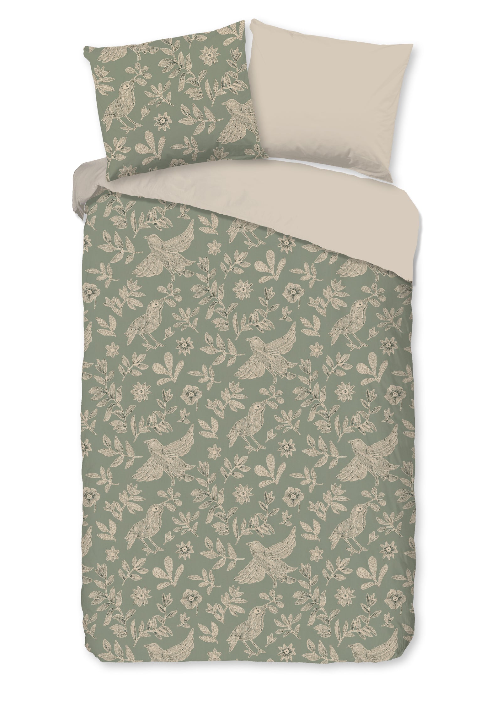 Good Morning - Housse de couette - Odette - Green