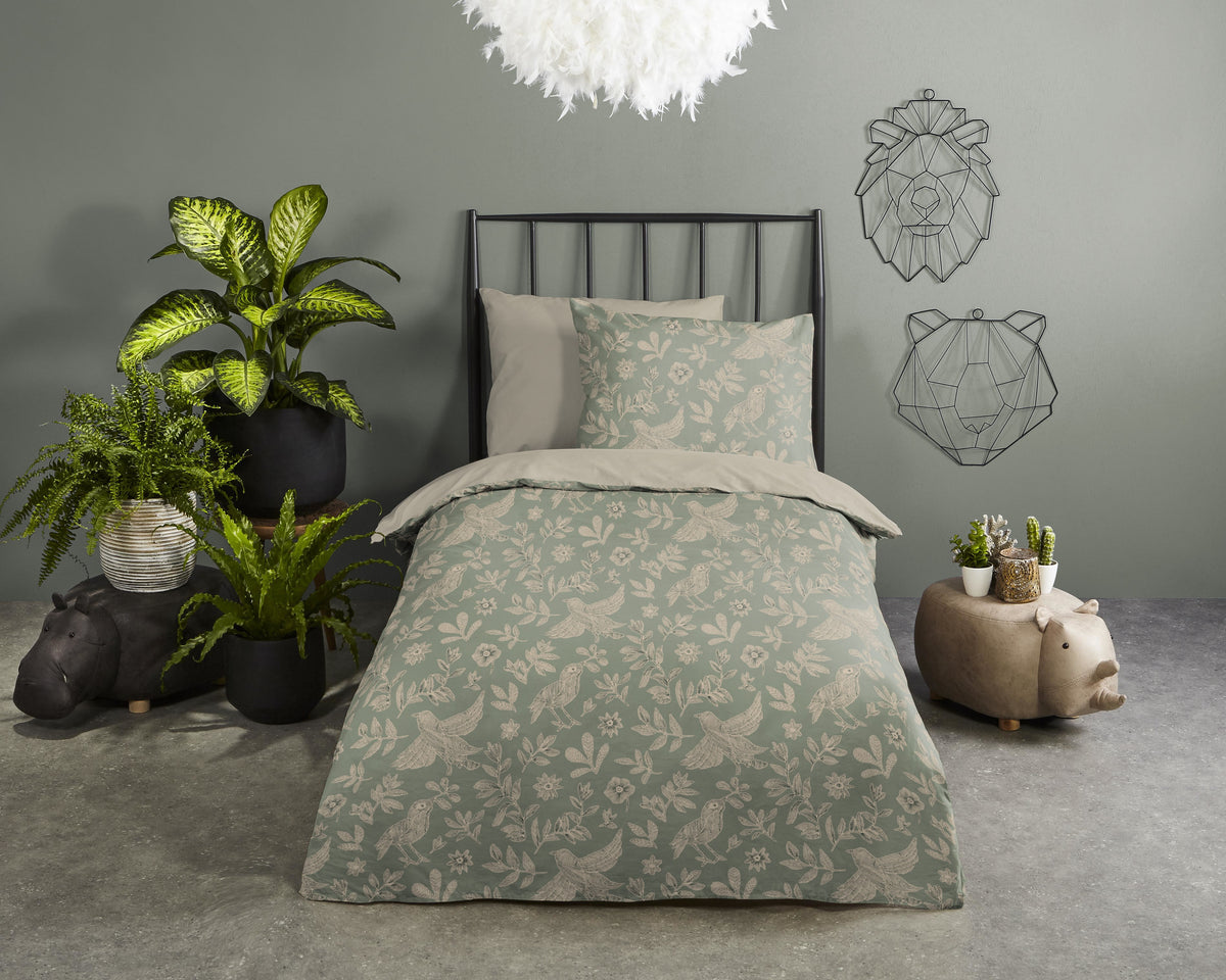 Good Morning - Housse de couette - Odette - Green