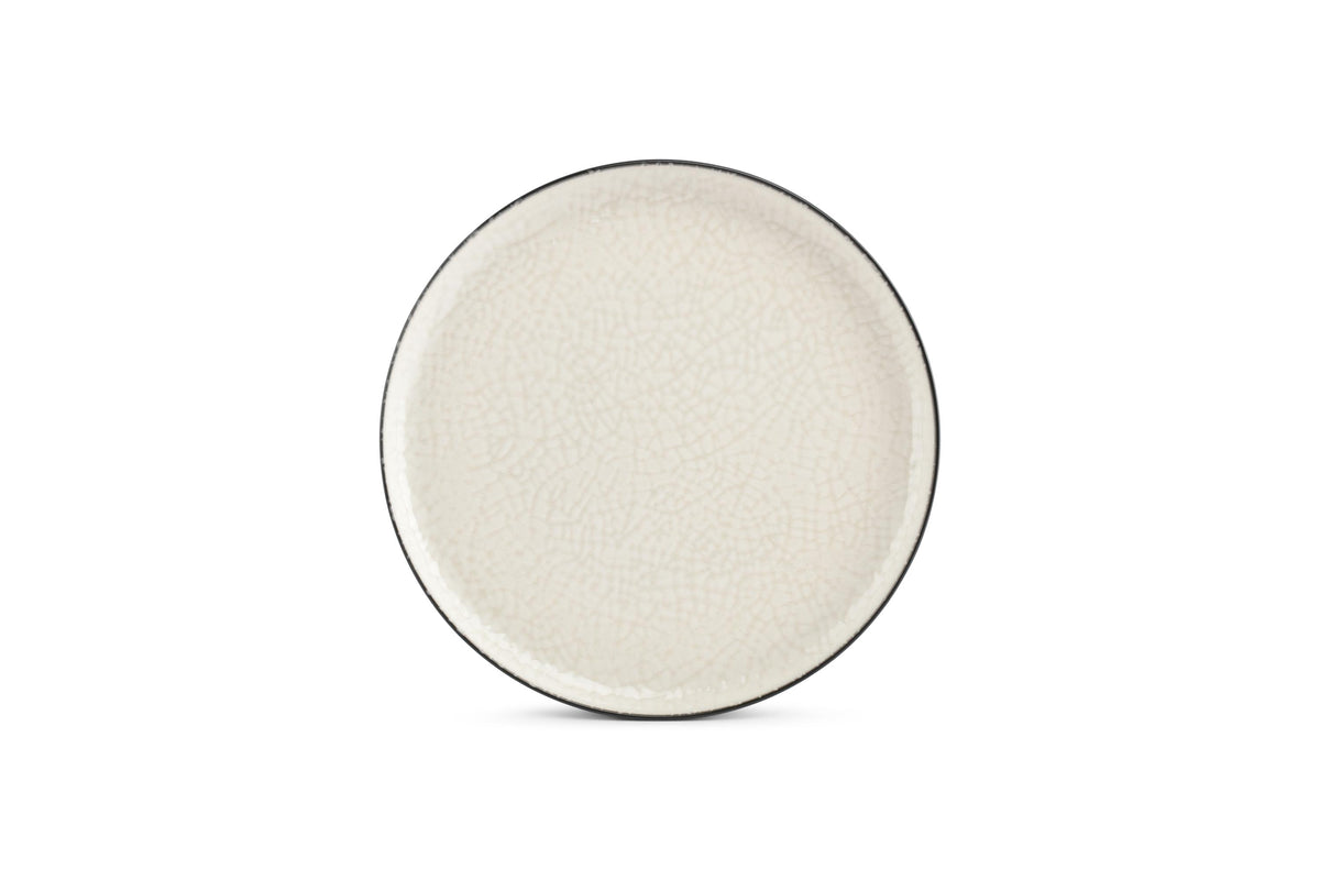 Ona - Assiette plate 27cm blanc Gravel - set/2