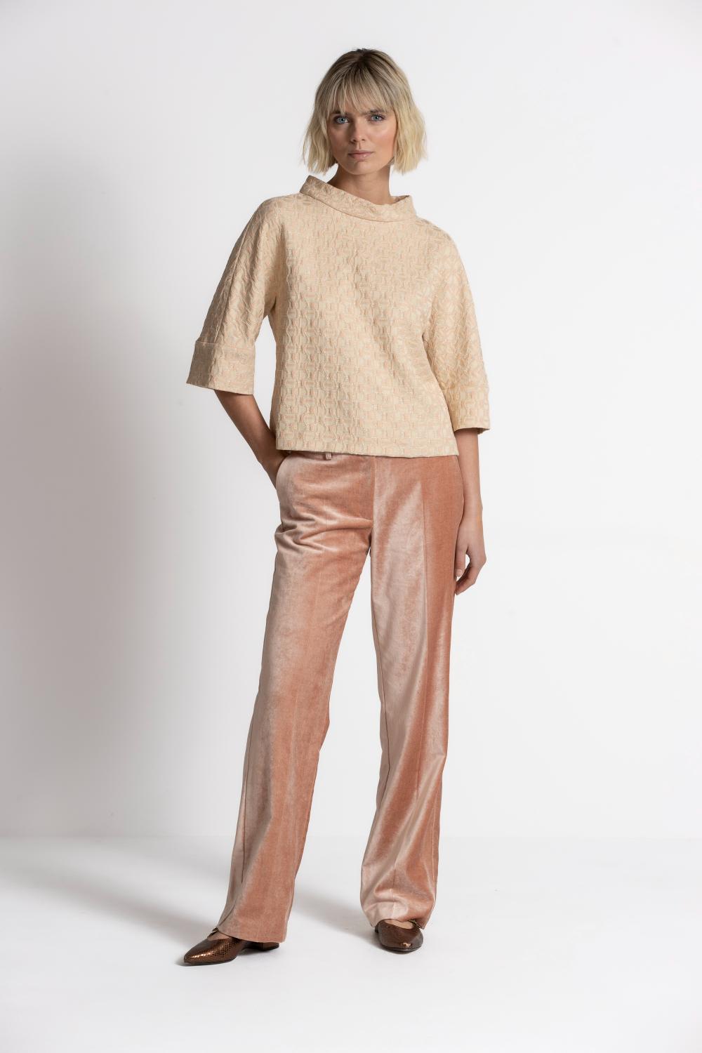 Pantalon - Rolado Nalia 634 - Blush