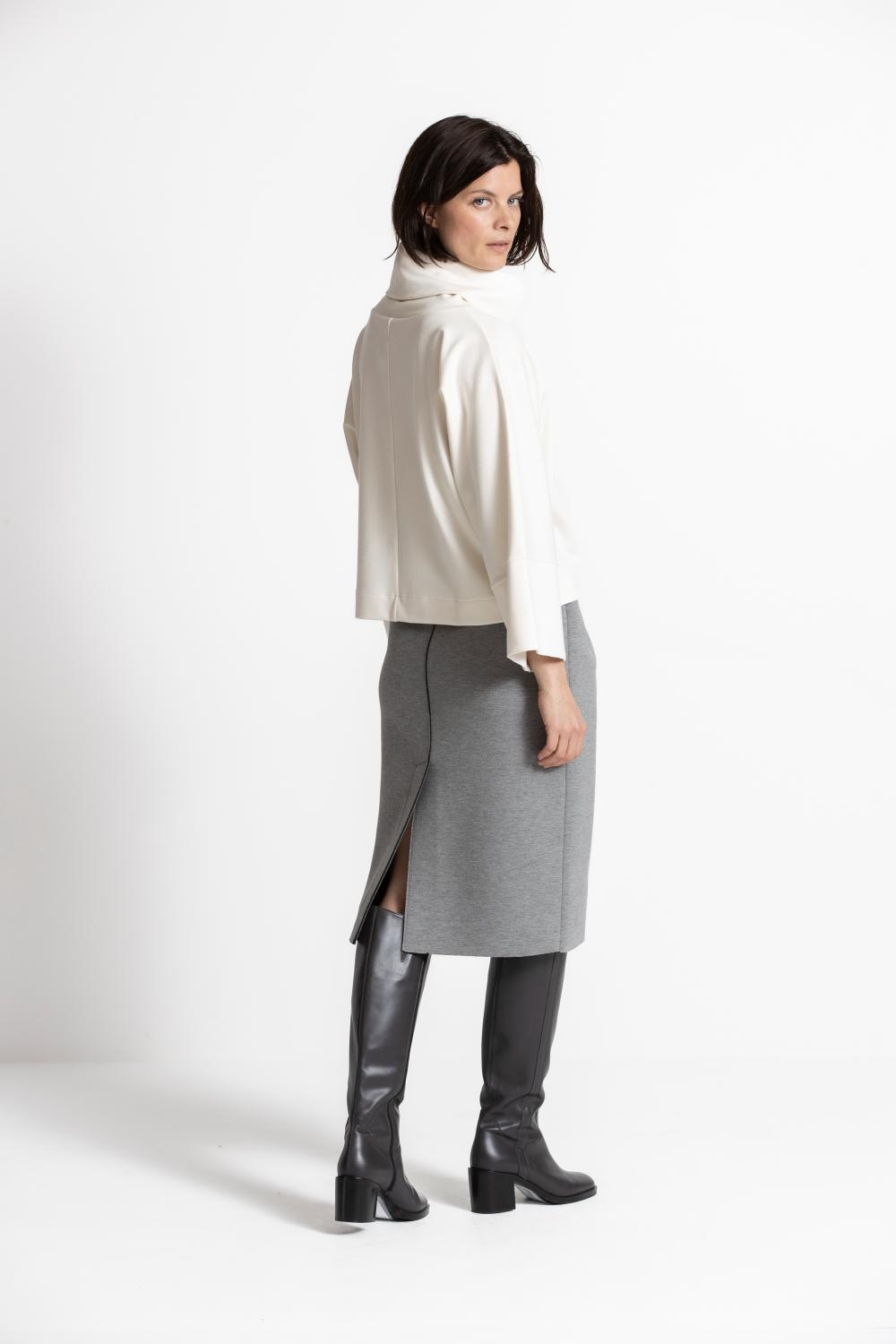 Jupe - Talia Tesuti 610 - Gris