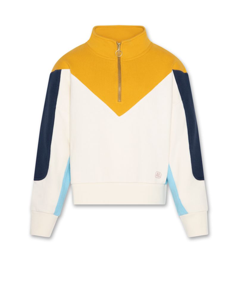 Girls - Sweaters - Iker Sweater Logo - Natural - W