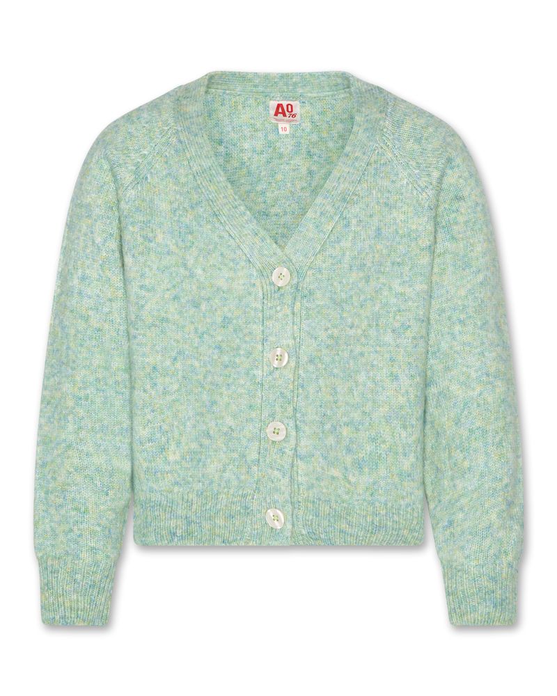 Girls - Knitwear - Joice Cardigan - Green - W