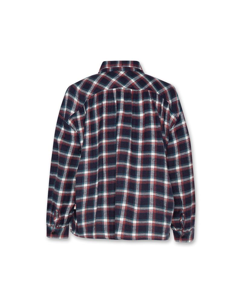 Yoko Blue Check Shirt - Navy