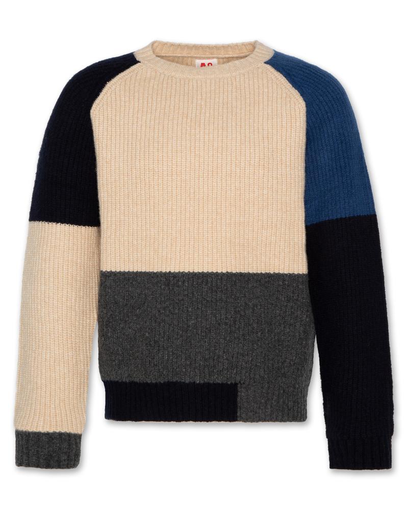 Simeon C-Neck Block - Multicolour