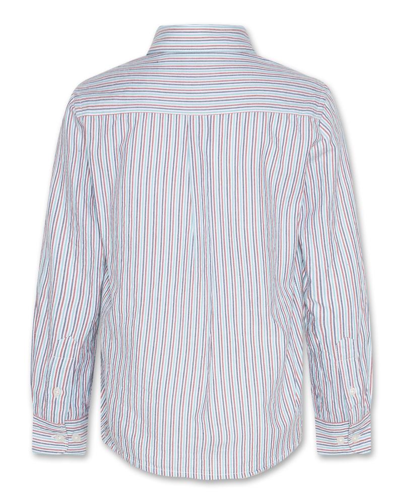 Axel Red Stripe Shirt - Red