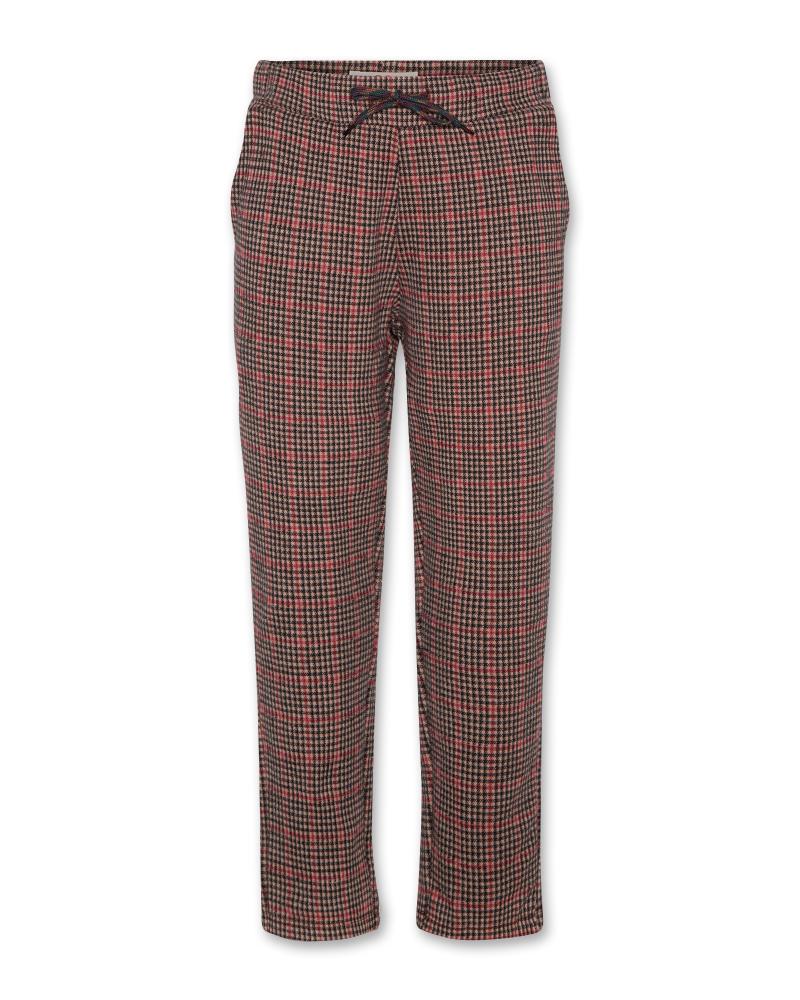 Oliver Check Pants - Brown