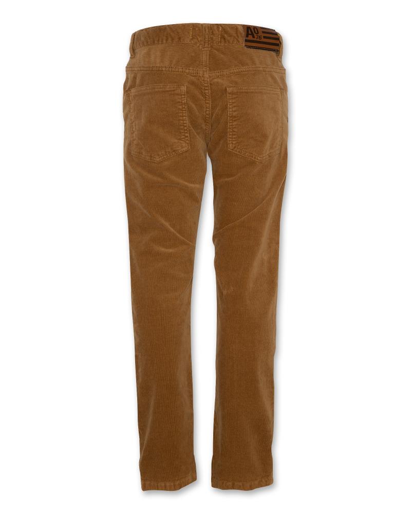 Adam 5-Pocket Cord Pants - Brown