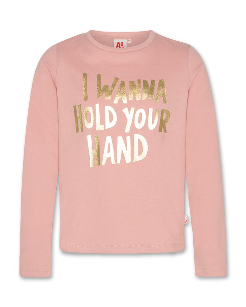 Dana T-Shirt Hand - Dusty Pink