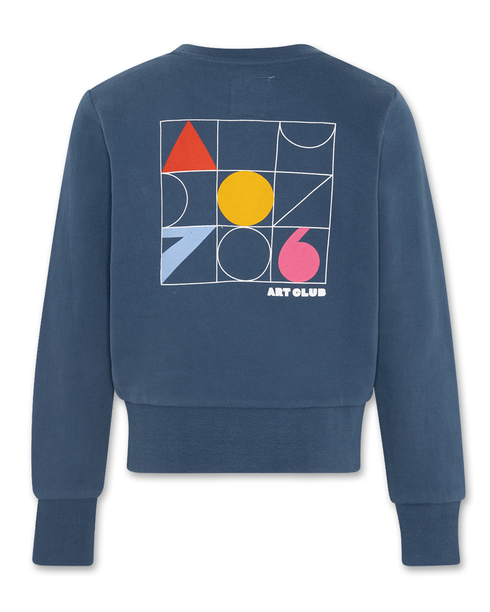 Girls - Sweaters - Lana C-Neck Sweater Club - Denim Blue - W