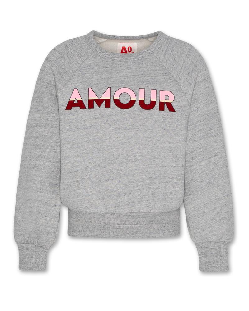 Aya Raglan Sweater Amour - Oxford