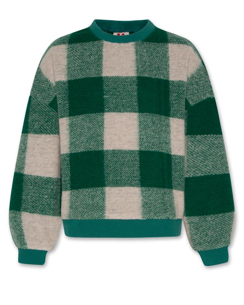Violeta Check Sweater - Green