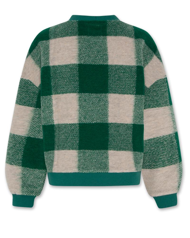 Violeta Check Sweater - Green