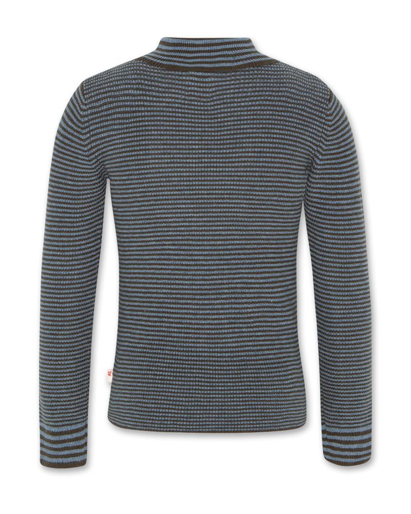 Girls - Knitwear - Vicky Turtle-Neck - Mid Blue - W