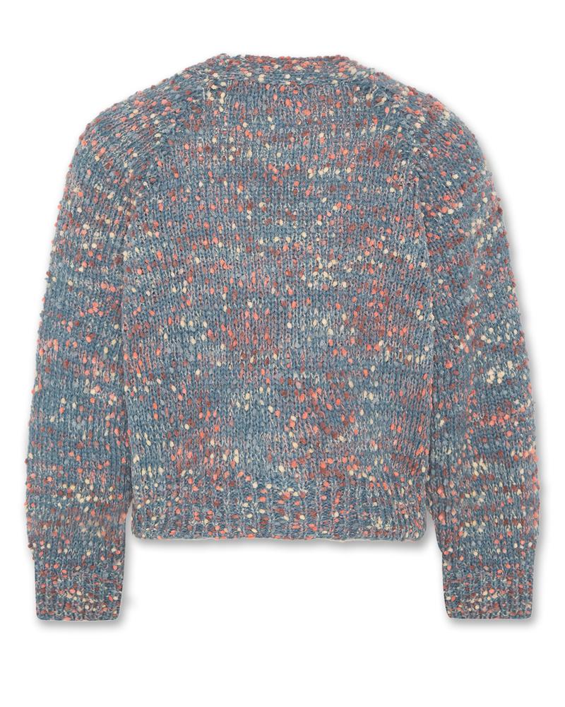 Girls - Knitwear - Joice Cardigan - Mid Blue - W