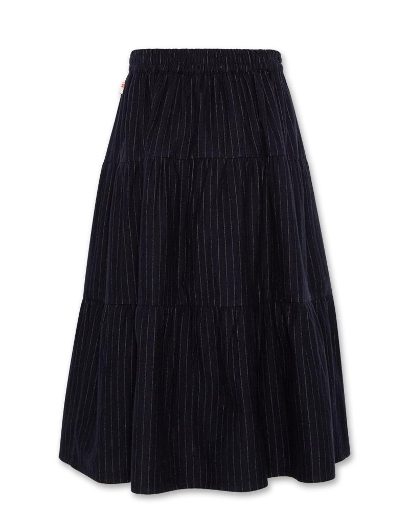 Nikki Striped Skirt - Navy