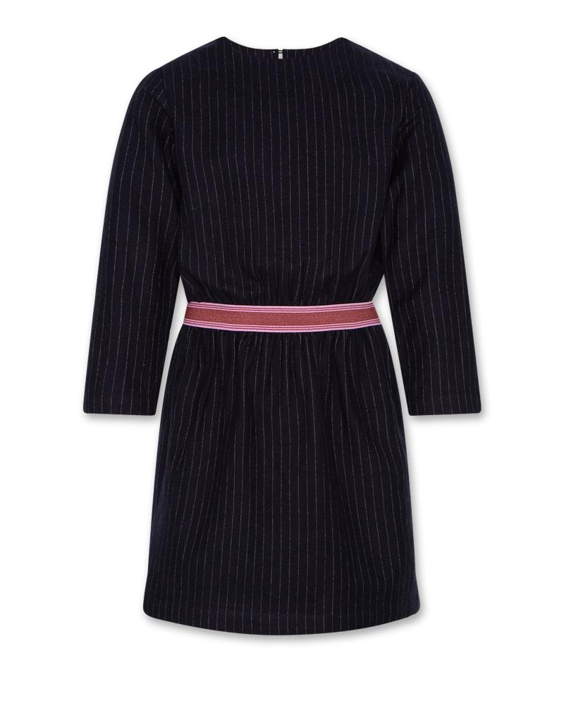 Striped Dress - Navy
