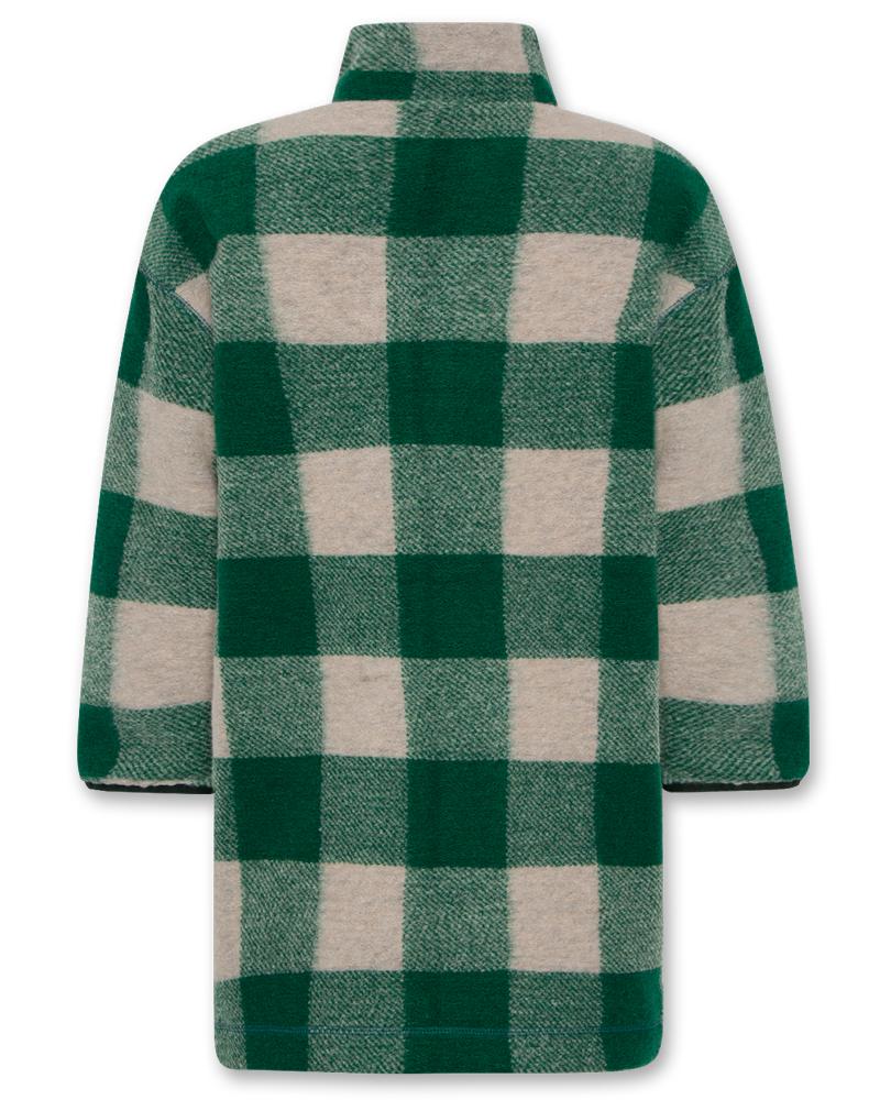 Lotte Check Coat - Green