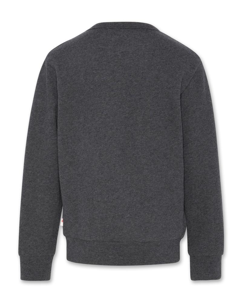 Tom C-Neck Sweater Logo - Heather Charcoal