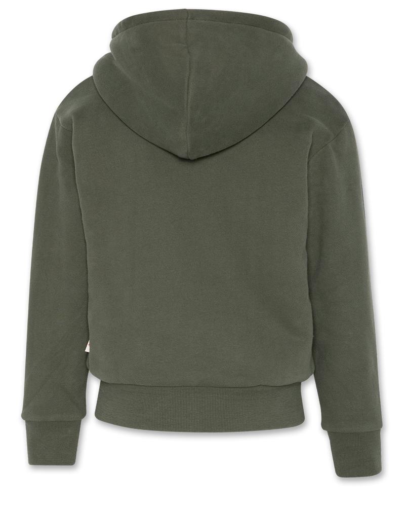 Norman Full Zip Fur Logo - Forest