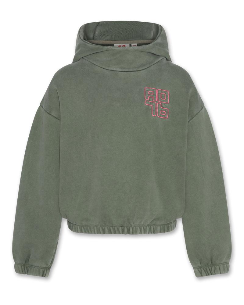 Blair Hoodie Sweater Ao76 - Olive Night/Earth Green