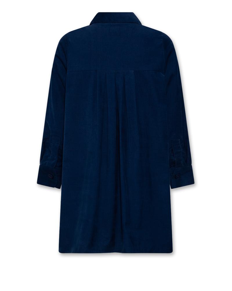 Hedy Cord Dress - Stone Blue