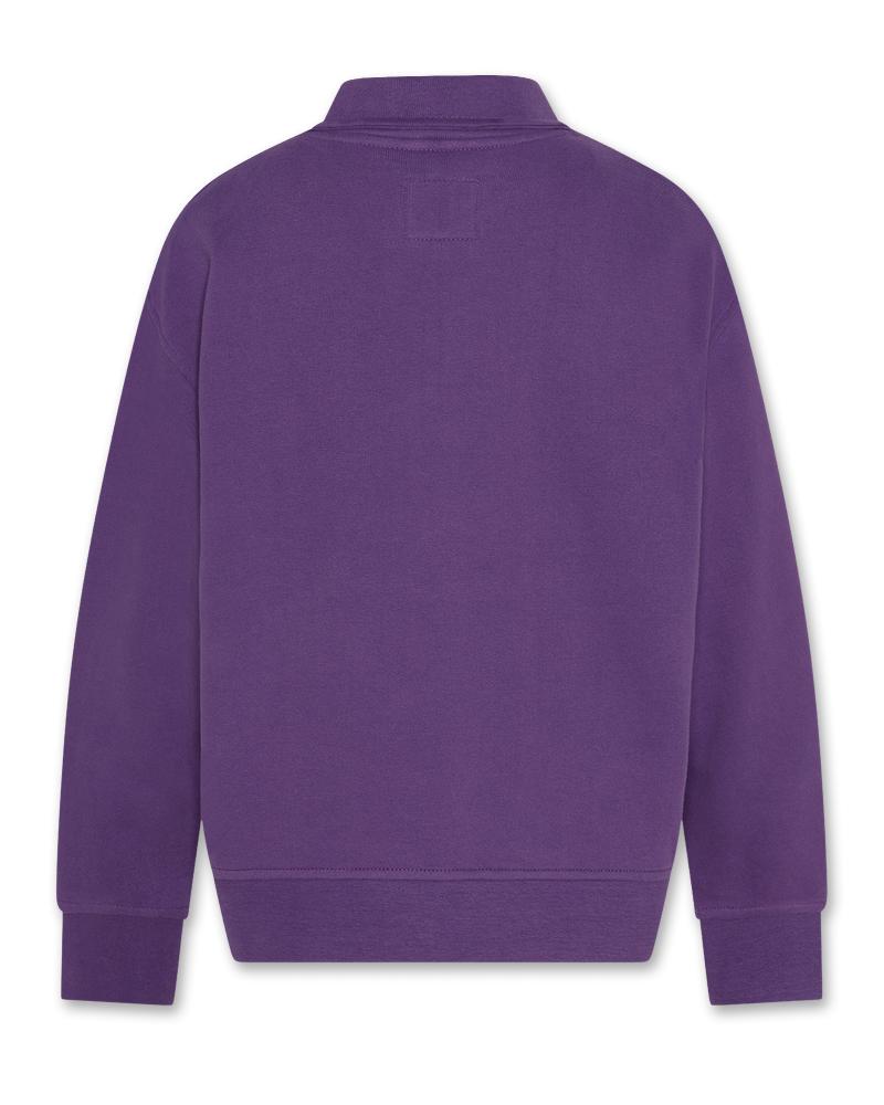Leo Mock Neck Sweater - Purple