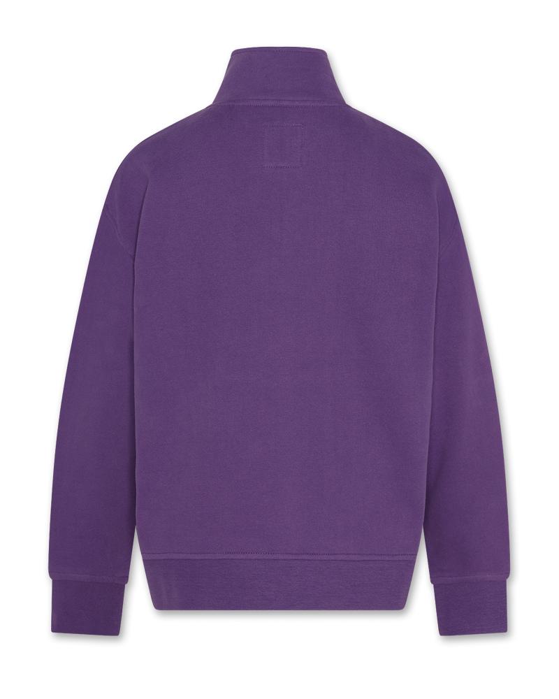 Leo Mock Neck Sweater - Purple