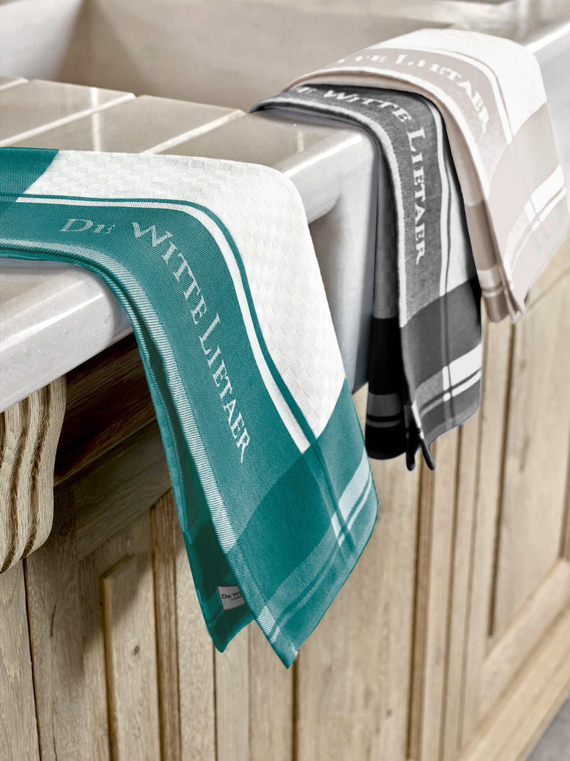 Cook Set - Dove/Ebony/Lake Green