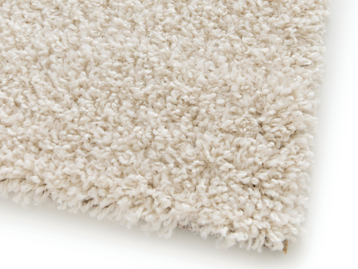 Tapis poils ras PASCALE motif abstrait - Beige