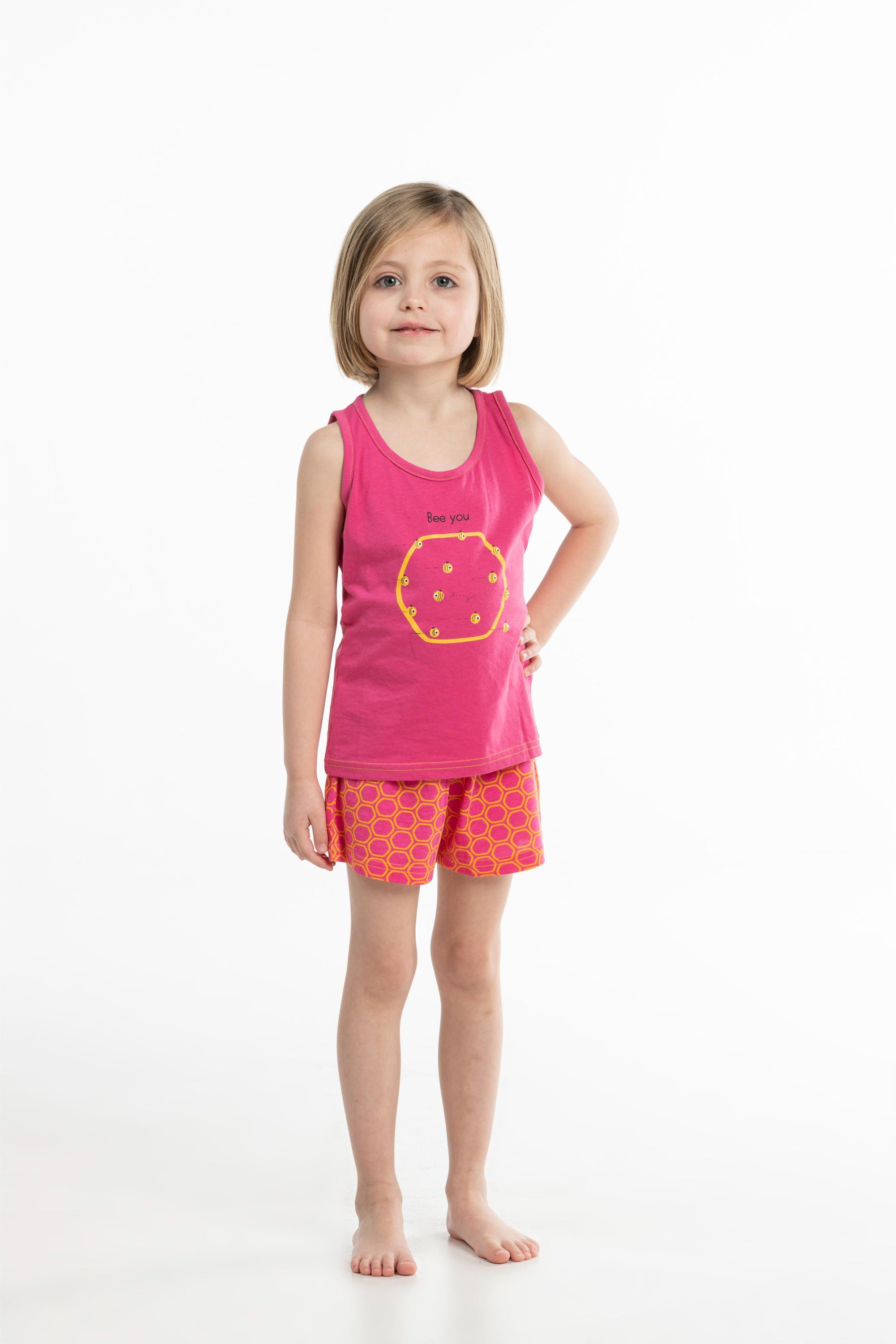 Short Pyjama - Kid - Fuschia
