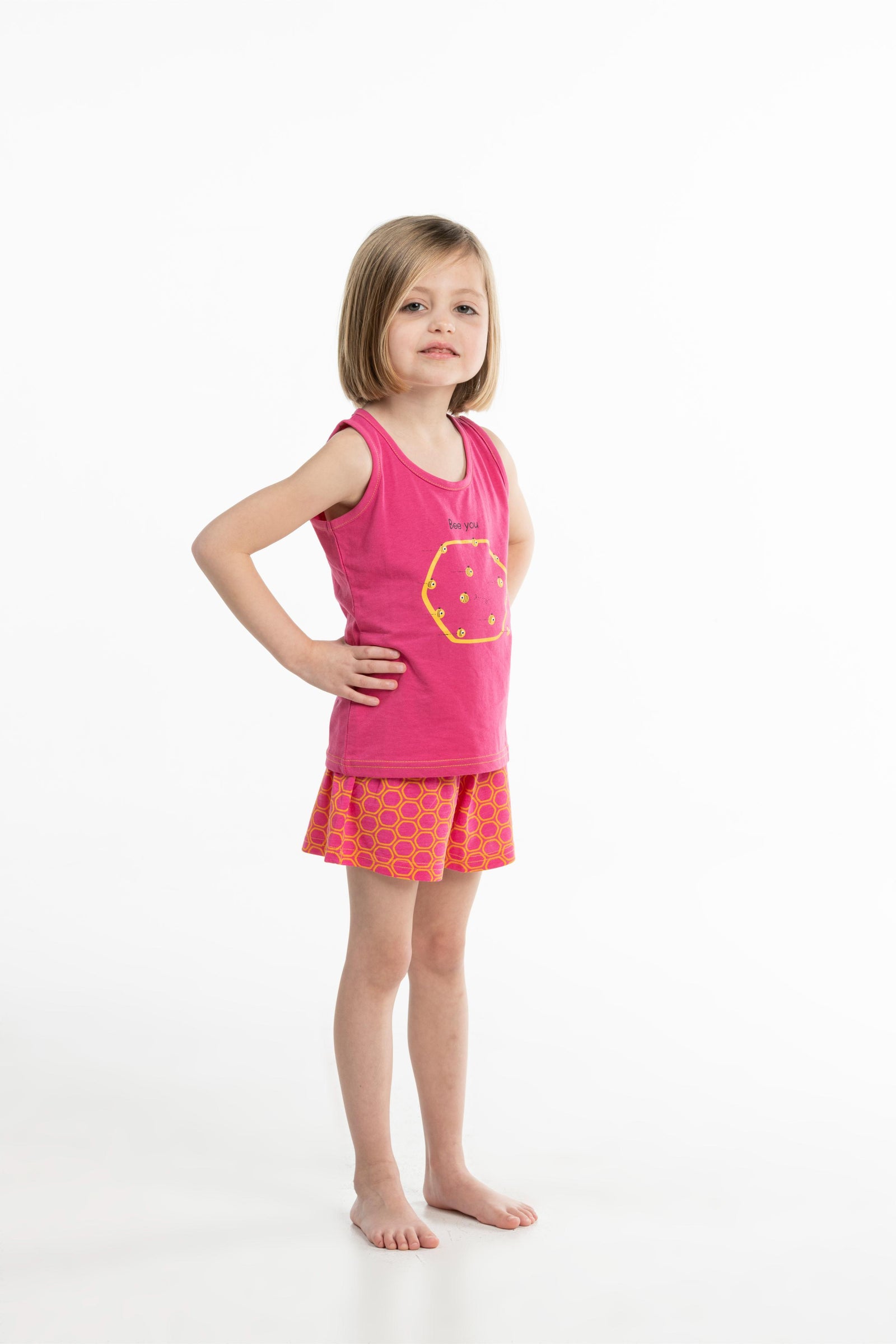Short Pyjama - Kid - Fuschia