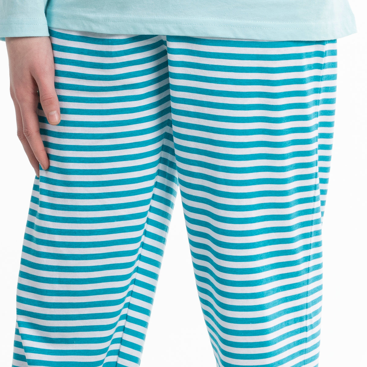 Pyjama long - Enfant mixte - Bleu Eau Claire