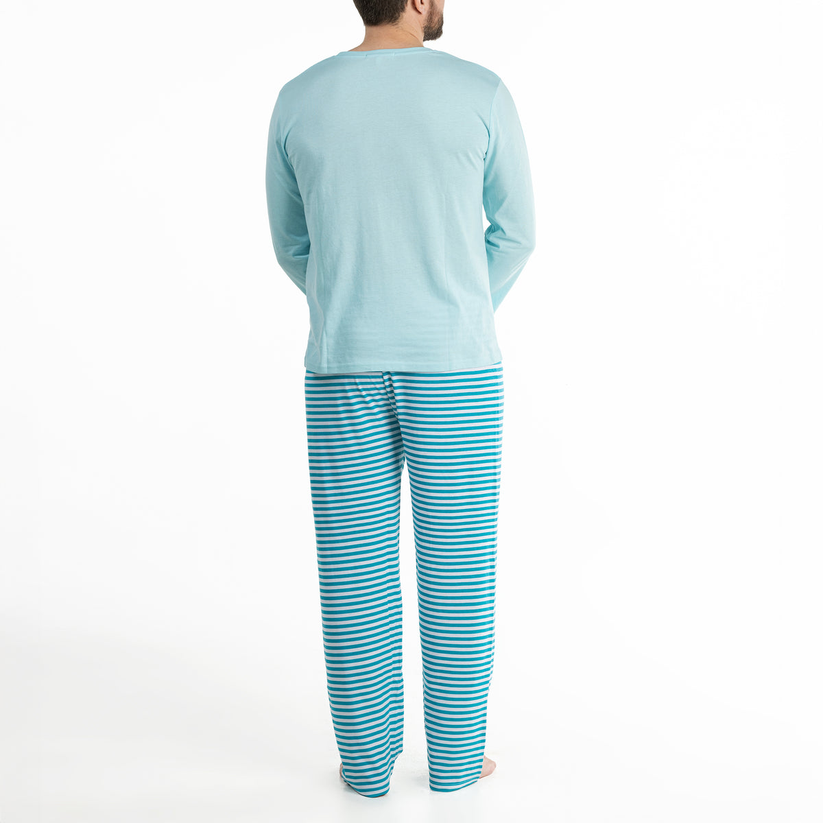 Pyjama Long - Homme - Bleu Eau Claire