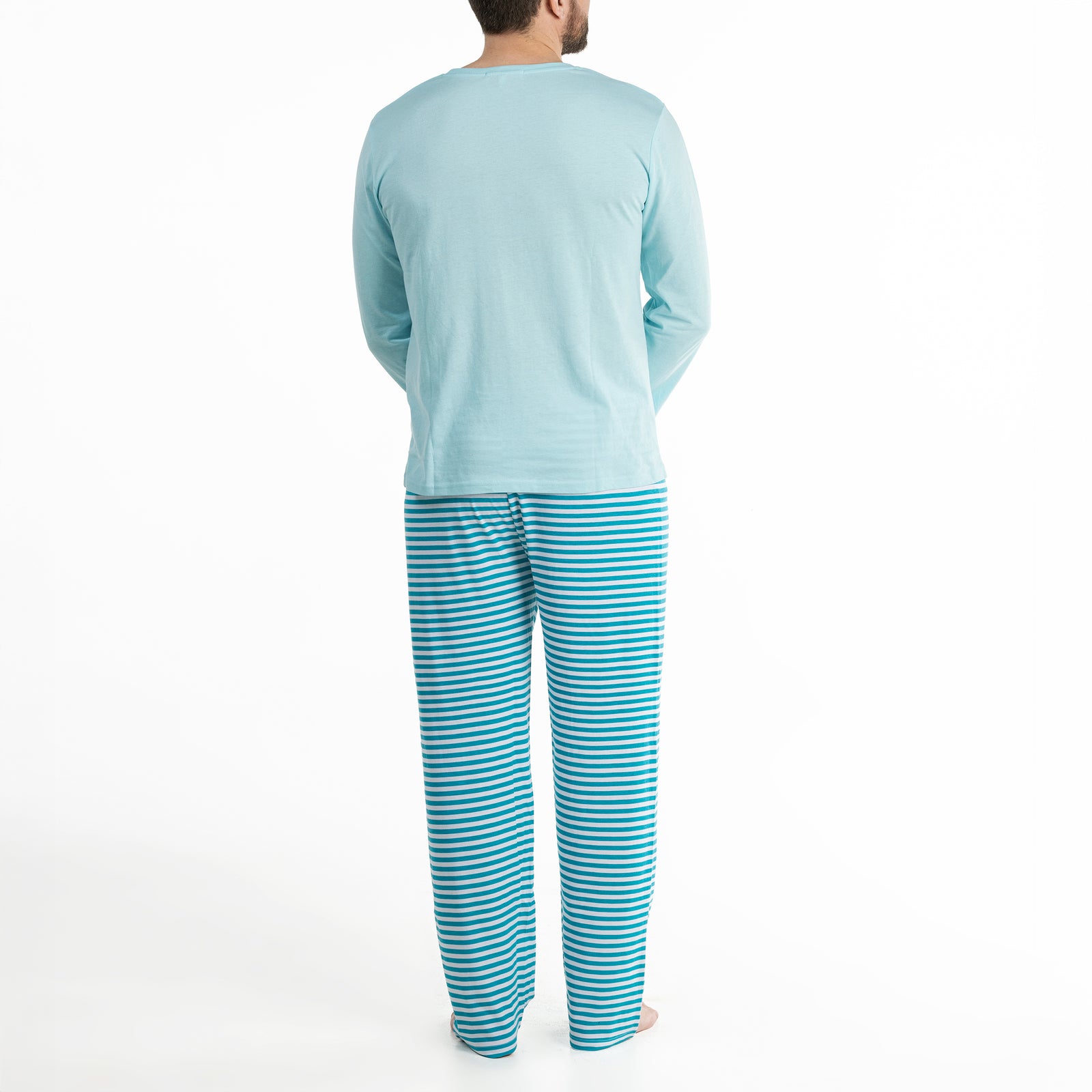 Pyjama Long - Homme - Bleu Eau Claire