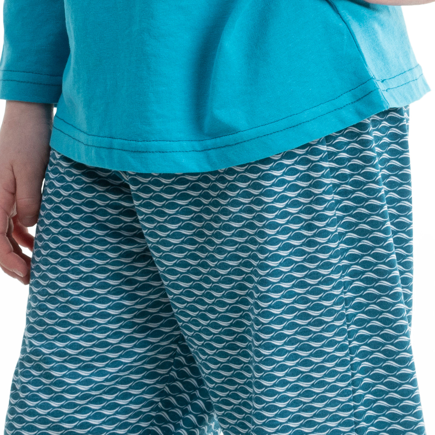 Lange Pyjama - Gemengd Kid - Bleu Horizon