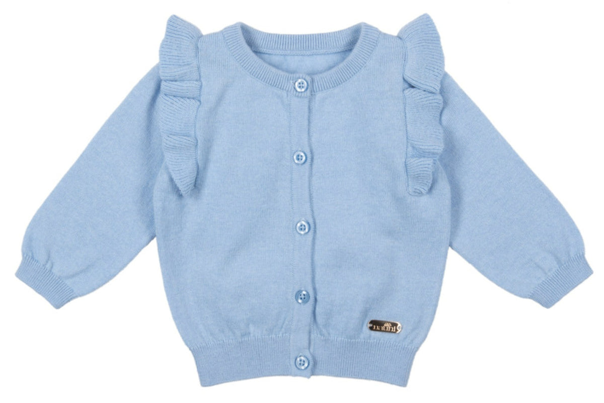 Cardigan Frill - Bleu