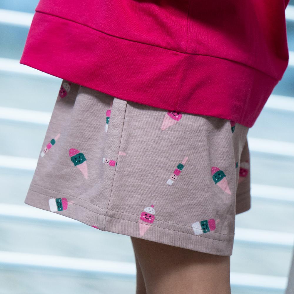 Short de Pyjama - Fille - Rose Fushia