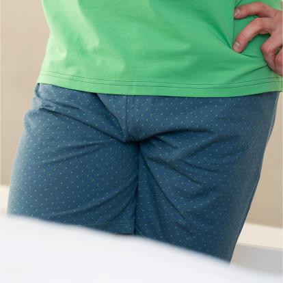 Pyjama Short - Man - Vert