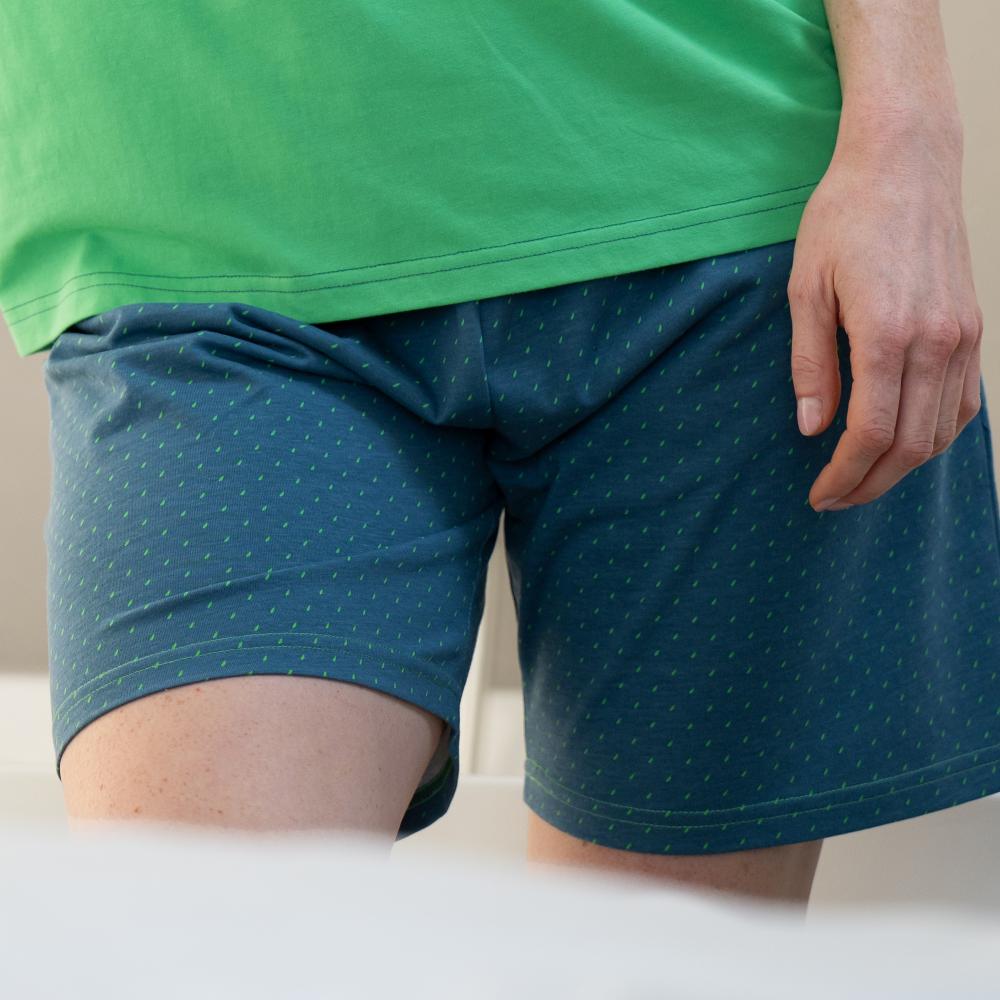 Short pyjama - Femme - Vert