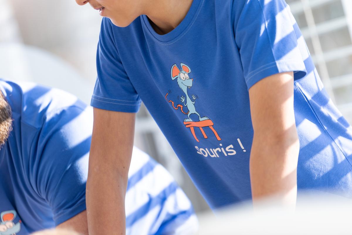 Pyjama Short - Gemengd Kid - Bleu