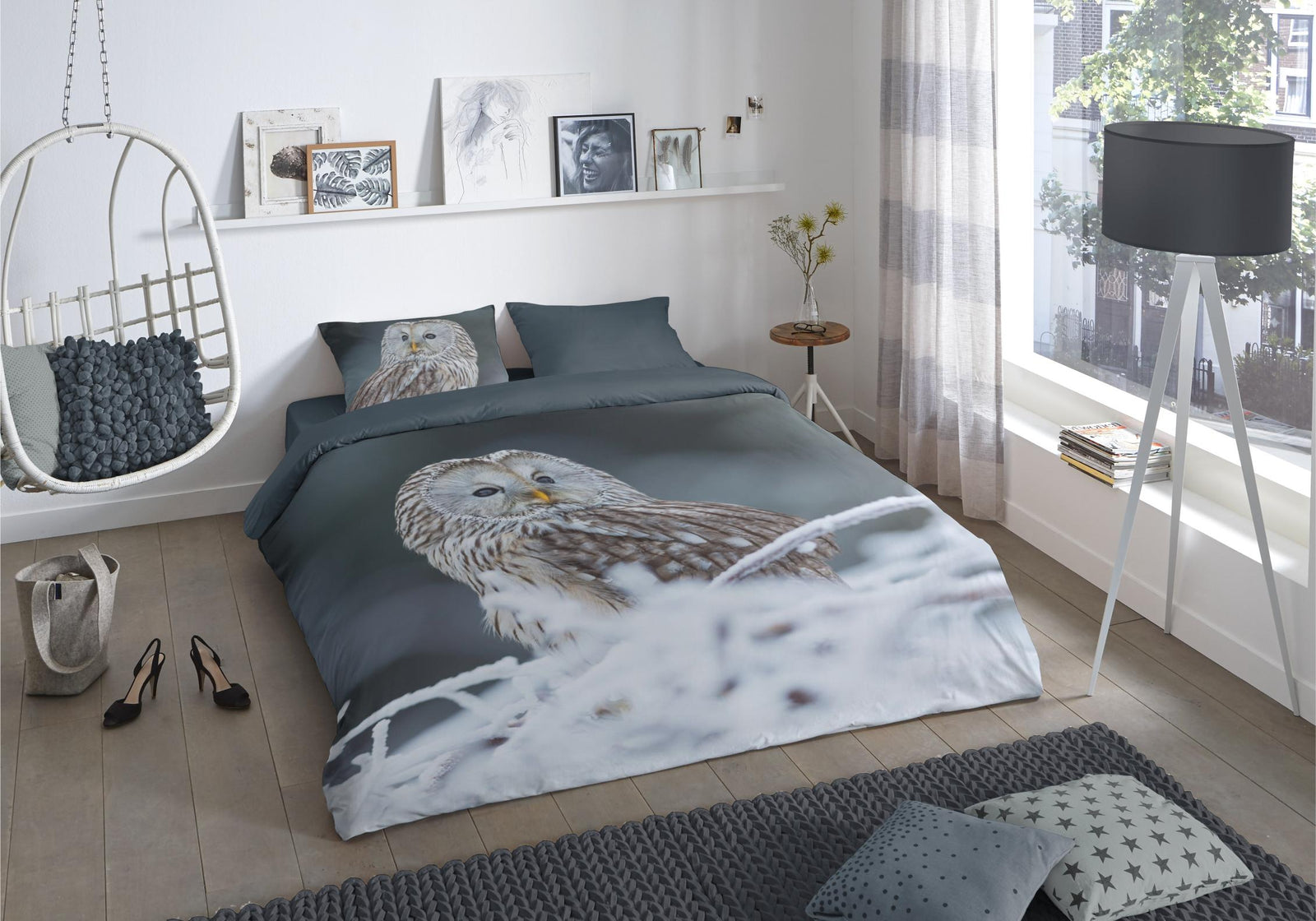 Good Morning - Housse De Couette - Bennie - Grey