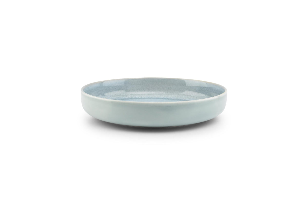 ONA - Assiette creuse 20xH4cm bleu Nuo - 1 SET - 4 pièces