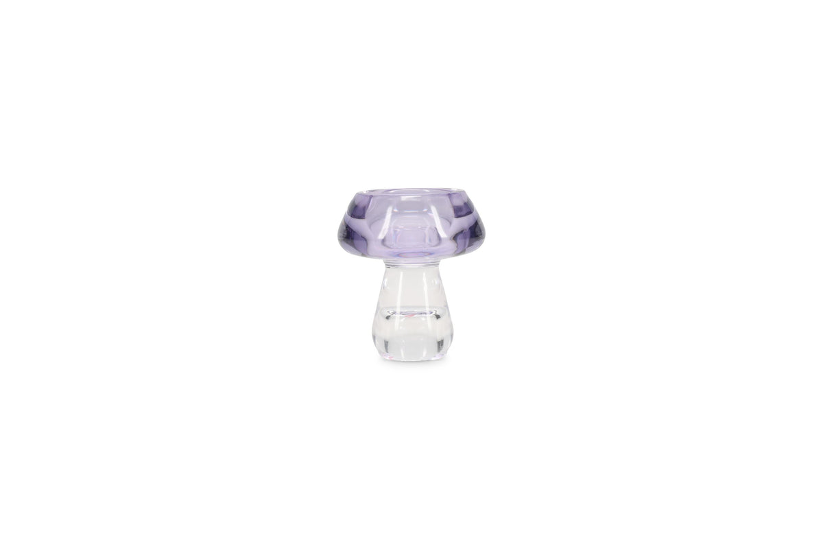 Ona - Bougeoir H7,5cm violet Mood - set/2