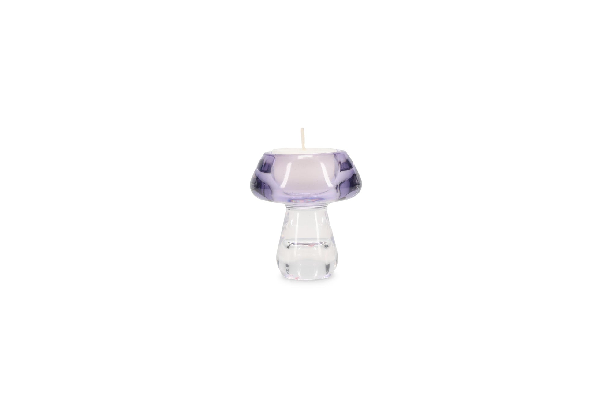 Ona - Bougeoir H7,5cm violet Mood - set/2